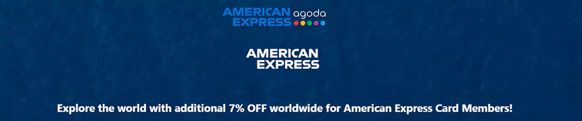 Agoda x Amex 优惠,用美国运通卡订房可享额外93折 Agoda x Amex 优惠,用美国运通卡订房可享额外93折