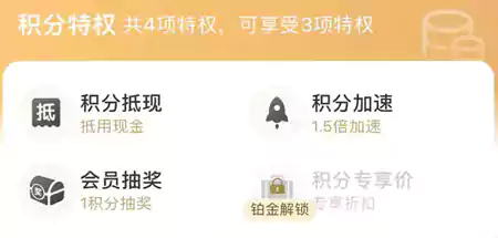 携程会员,积分特权