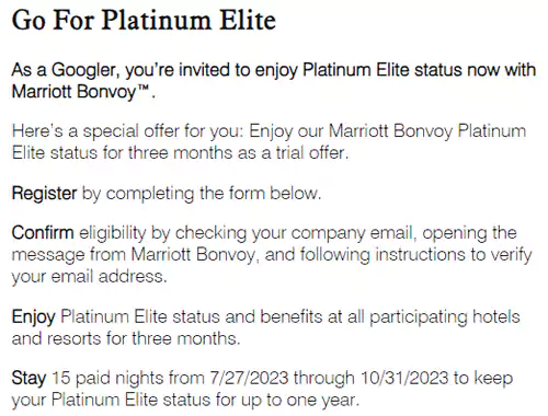 google员工参与万豪挑战内容