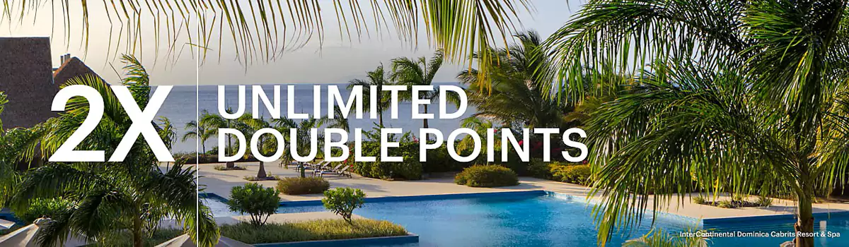 IHG 2025年Q1活动，赚取无限双倍积分，第二次入住可获得双倍积分