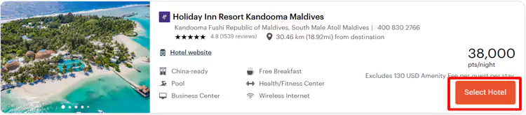 按月查询 IHG 积分房显示平均积分房价 按月查询 IHG 积分房显示平均积分房价