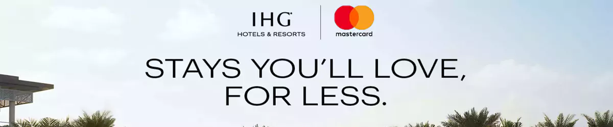IHG x Mastercard 中东、非洲85折,持卡人预订周末入住享优惠 IHG x Mastercard 中东、非洲85折,持卡人预订周末入住享优惠