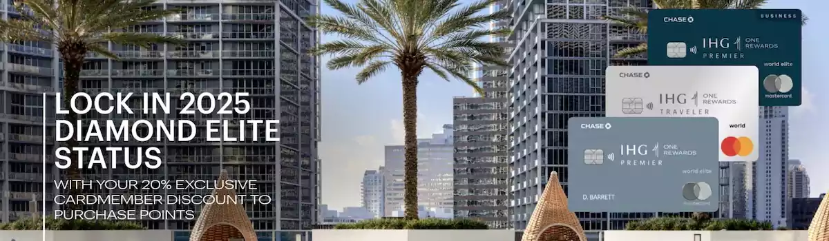 IHG 活动：购买 IHG 定级积分，直冲钻石会员