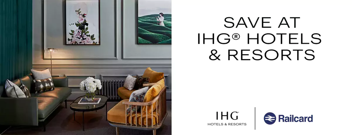 IHG 协议价:英国 Railcard 会员预订IHG酒店可享8折优惠