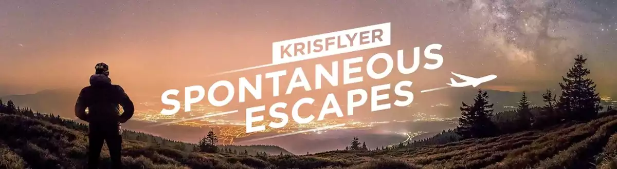 新加坡航空：KrisFlyer自由而飞活动，里程兑换享折扣， Spontaneous Escapes