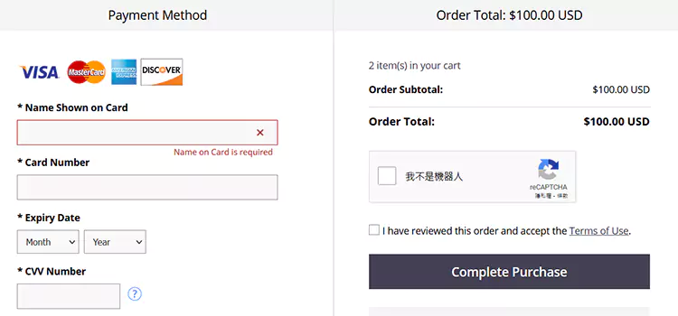 购买万豪礼品卡,填写支付信息,并确认支付 购买万豪礼品卡,填写支付信息,并确认支付