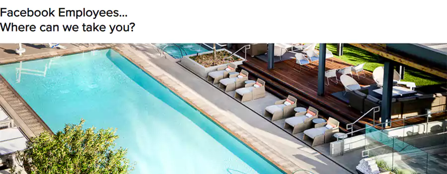 万豪企业白金挑战通道，facebook合作页面