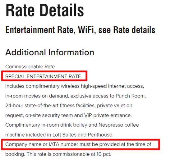 通用协议代码NPR查询伦敦酒店协议价格使用详情