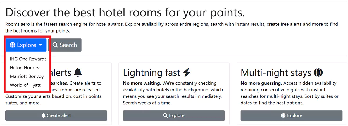 在Rooms.aero根据酒店计划来筛选查询 在Rooms.aero根据酒店计划来筛选查询