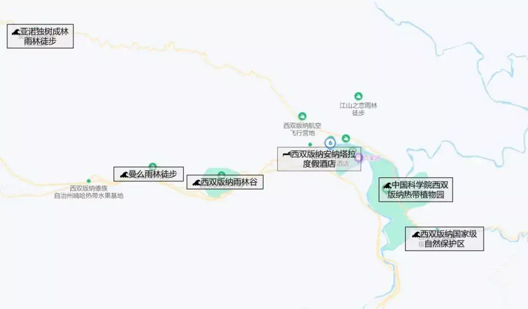 西双版纳勐腊县地图