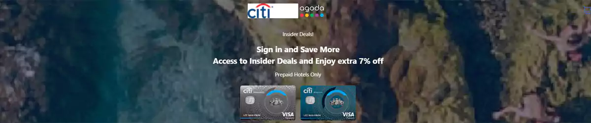 Agoda x 花旗银行优惠码 Agoda x 花旗银行优惠码