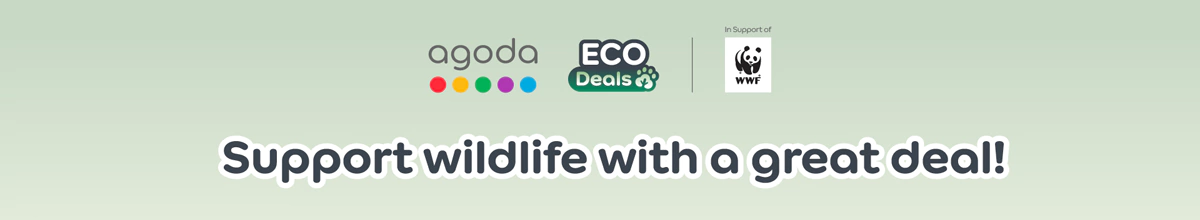 Agoda 优惠：Agoda 生态旅行享好礼，预订东南亚酒店做公益