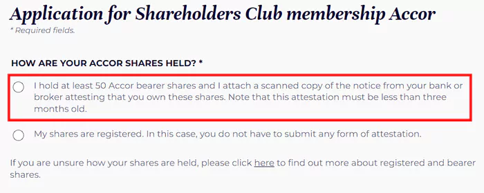 注册雅高股东俱乐部,选择我有50股不记名雅高股票 注册雅高股东俱乐部,选择我有50股不记名雅高股票