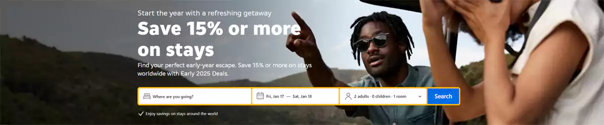 Booking.com: Early Year Escape