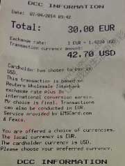 Pos单上常见DCC汇率的描述3