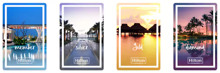 希尔顿荣誉客会会员等级