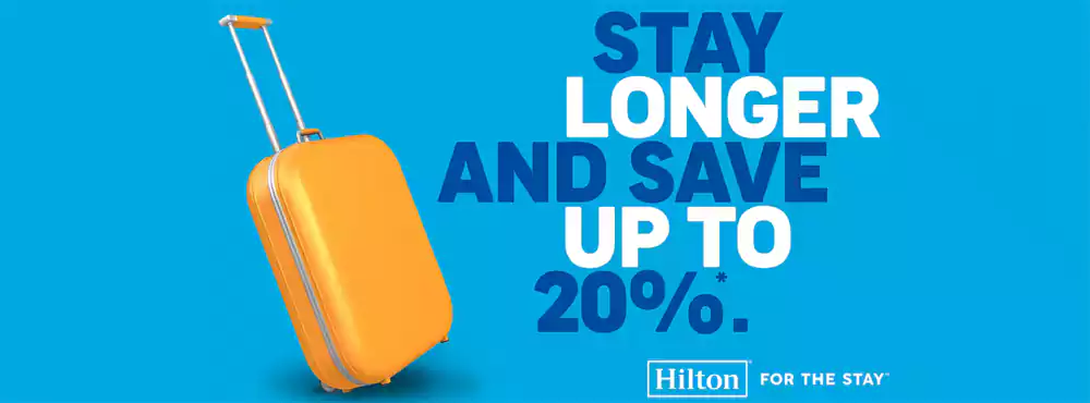 希尔顿活动，欧洲、中东和非洲酒店长住省钱