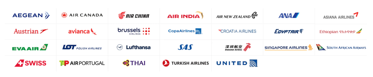 星空联盟 Star Alliance 成员航空公司