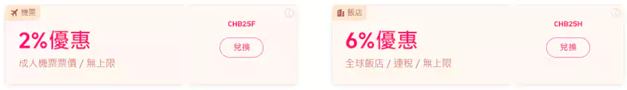 Trip.com x 彰化银行优惠码总计有2个,分别是机票2%优惠,酒店6%优惠 Trip.com x 彰化银行优惠码总计有2个,分别是机票2%优惠,酒店6%优惠