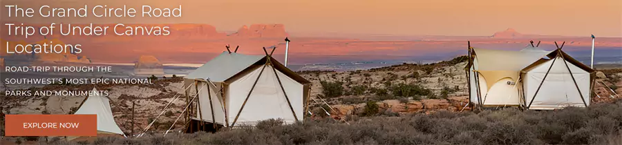 Under Canvas 直译就是“在帆布(帐篷)之下”,很直白的说明了酒店的性质,就是高端奢侈的户外酒店 Under Canvas 直译就是“在帆布(帐篷)之下”,很直白的说明了酒店的性质,就是高端奢侈的户外酒店