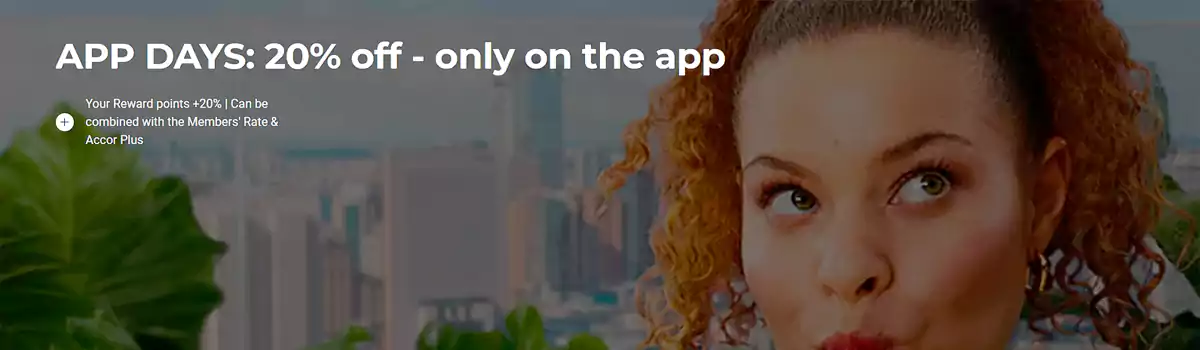 雅高活动:使用 APP 预订可享8折优惠 雅高活动:使用 APP 预订可享8折优惠