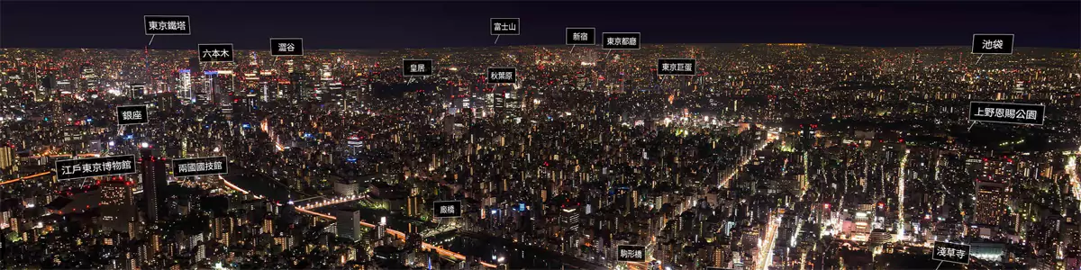 “东京晴空塔之夜”介绍如何欣赏夜色下的东京景观