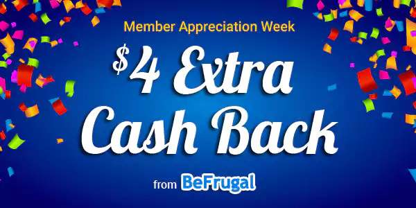 Befrugal 限时优惠:购物满25美元额外返利4美元 Befrugal 限时优惠:购物满25美元额外返利4美元