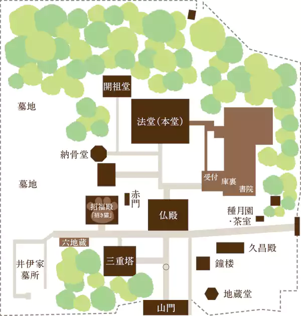 东京豪德寺地图