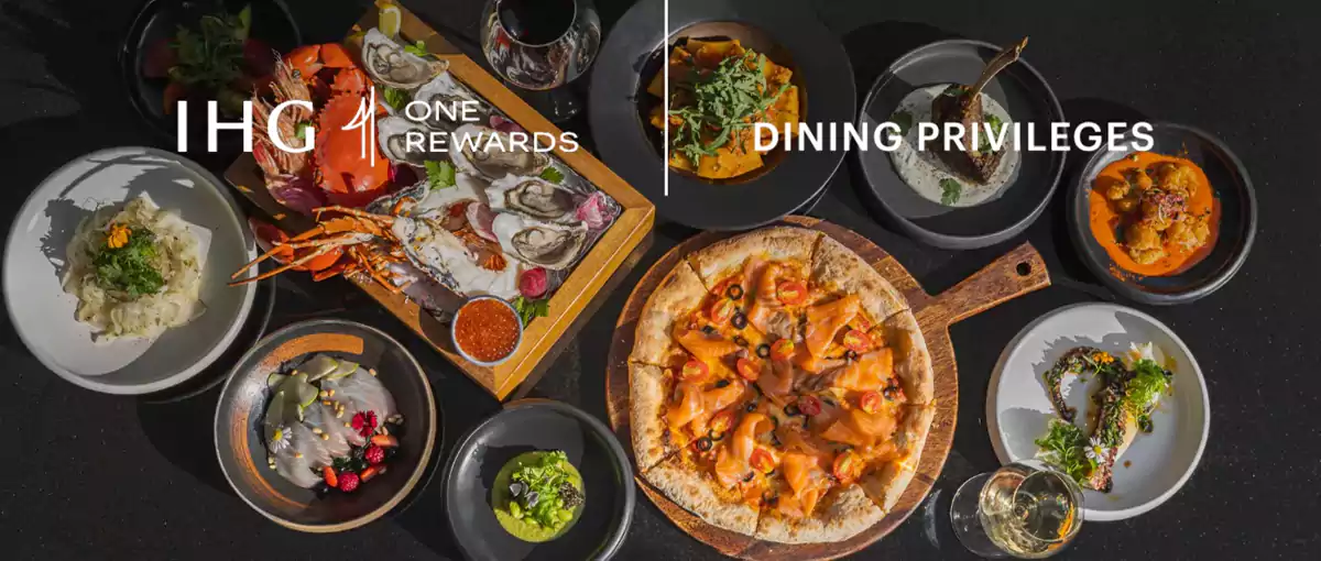 IHG 餐饮优惠，东南亚及韩国酒店餐饮8折