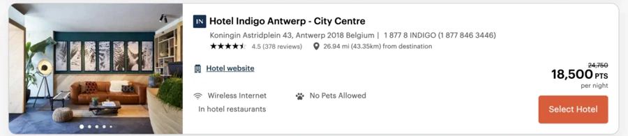 IHG预订第四晚免费，计算方式