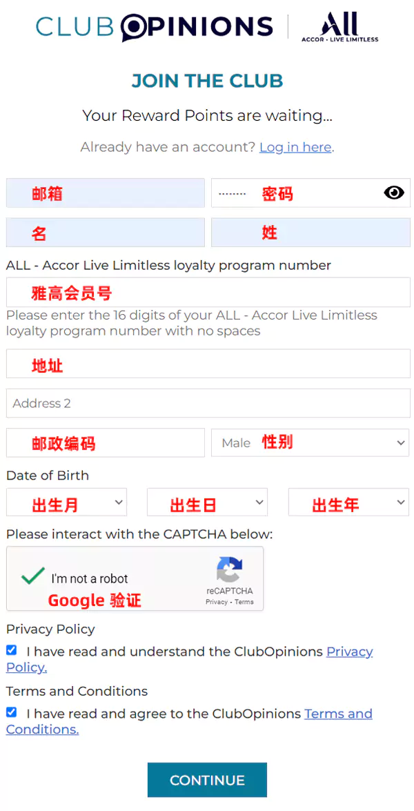 注册 ClubOpion 会员 注册 ClubOpion 会员