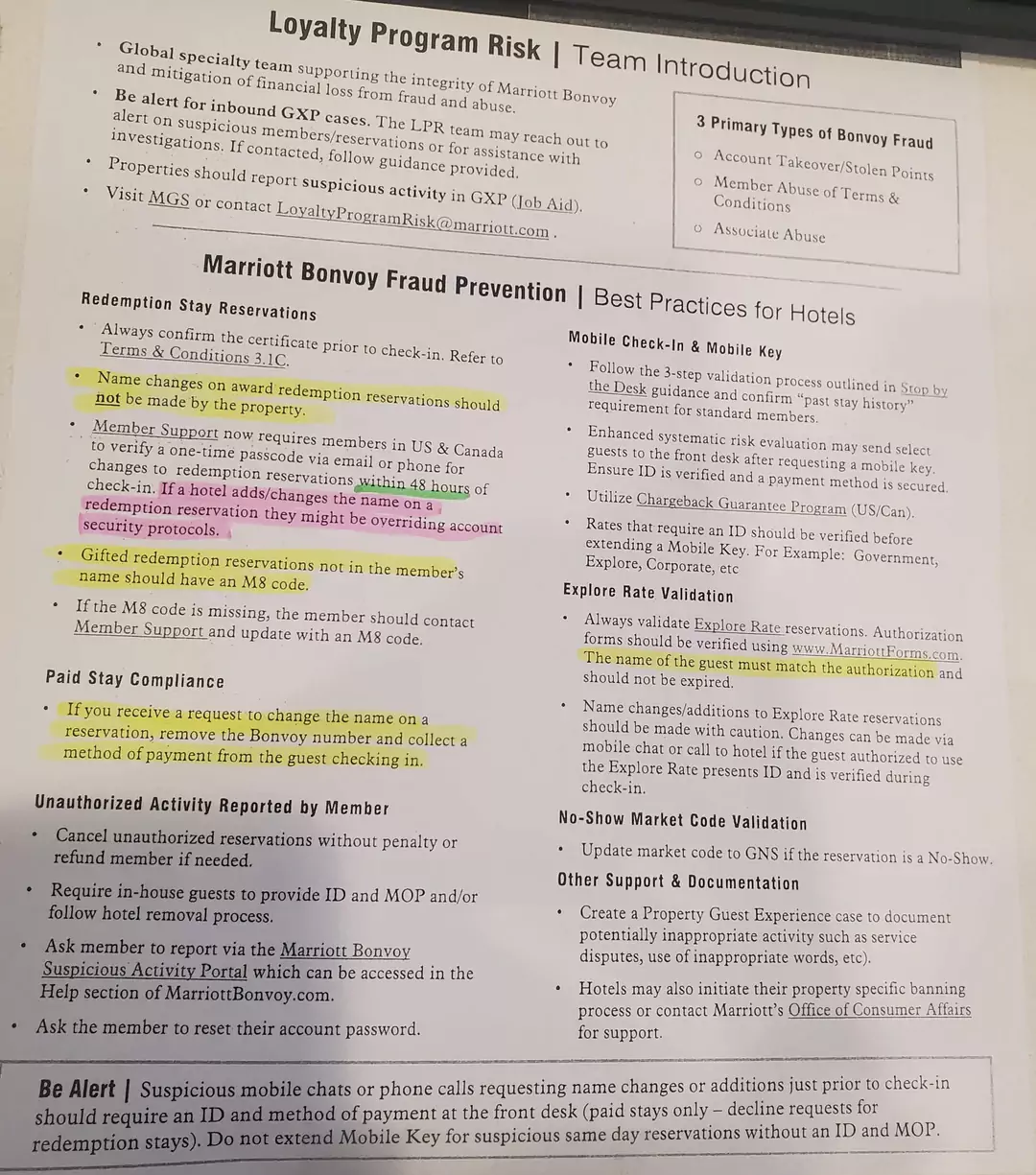 万豪更新操作指南,打击常旅客欺诈行为 万豪更新操作指南,打击常旅客欺诈行为