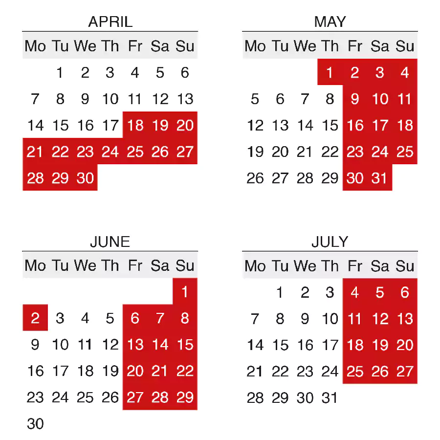 2025年从4月18日开始,到7月27日结束,中间将有53天收取威尼斯入城费 2025年从4月18日开始,到7月27日结束,中间将有53天收取威尼斯入城费