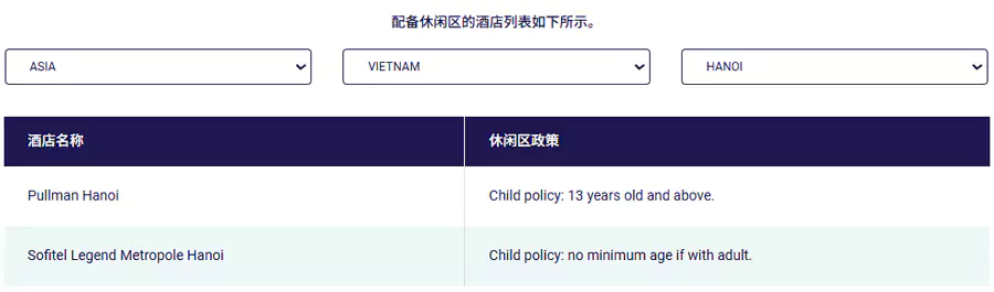 以越南河内为例来查询哪些酒店有行政酒廊 以越南河内为例来查询哪些酒店有行政酒廊