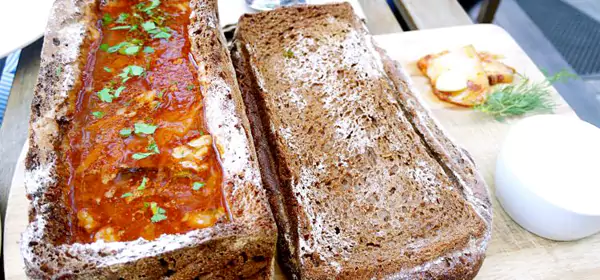 海参崴当地的俄式菜肴 海参崴当地的俄式菜肴