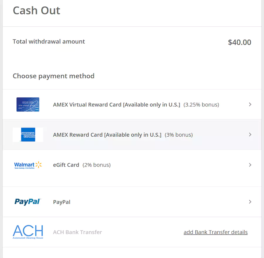 Topcashback 提供了多种返现的提取方式 Topcashback 提供了多种返现的提取方式