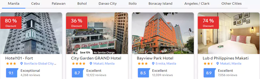 Agoda 优惠:预订菲律宾酒店优惠,低至84折,参与活动酒店 Agoda 优惠:预订菲律宾酒店优惠,低至84折,参与活动酒店