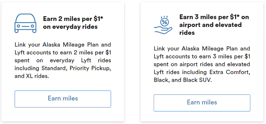 阿拉斯加航空 x Lyft关联会员后权益 阿拉斯加航空 x Lyft关联会员后权益