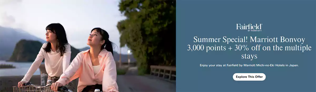 万豪活动:入住日本道之驿万枫酒店每次3000点,第二次入住7折 万豪活动:入住日本道之驿万枫酒店每次3000点,第二次入住7折