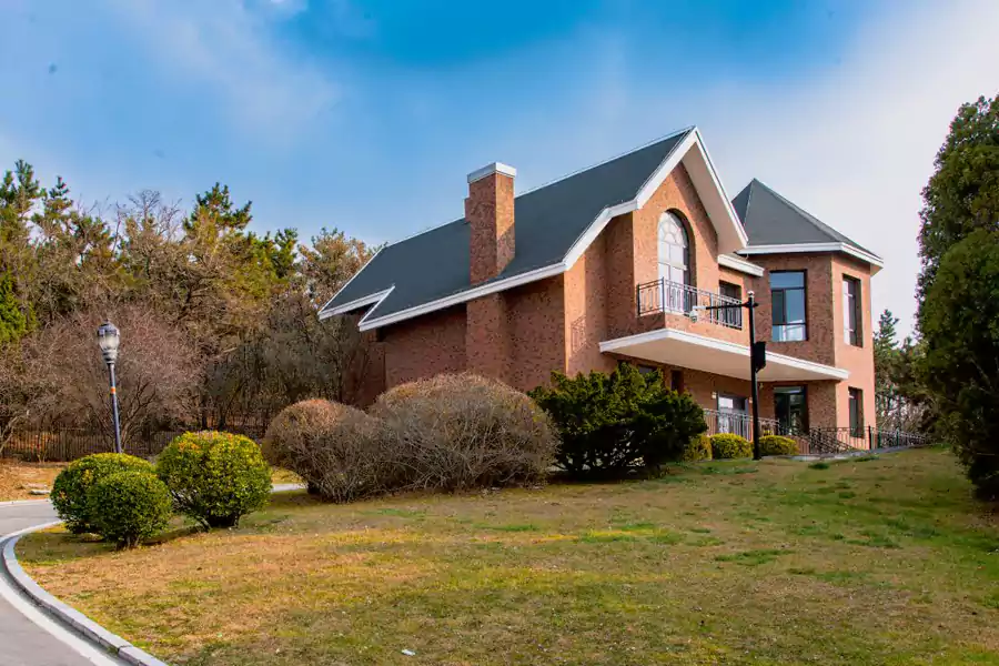 开放区域的别墅群 开放区域的别墅群