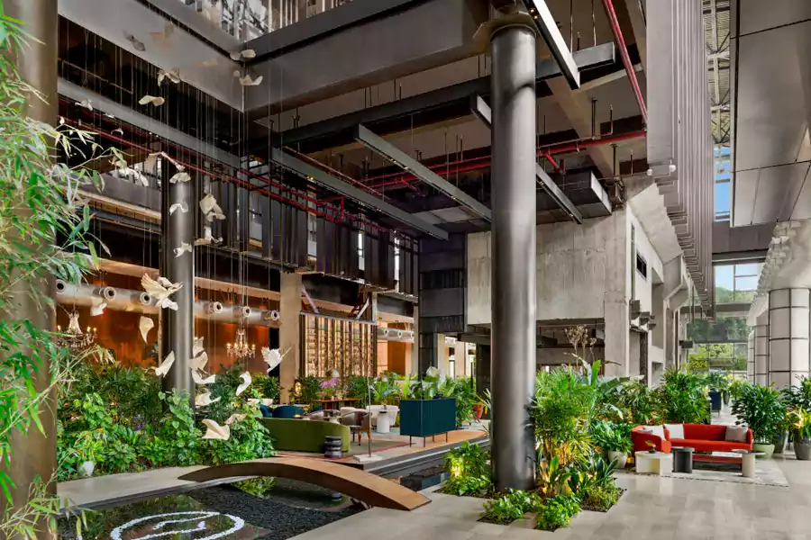 “希望之旅” 艺术装置尤为夺目,灵感源自永定河的迁徙鸟类 “希望之旅” 艺术装置尤为夺目,灵感源自永定河的迁徙鸟类