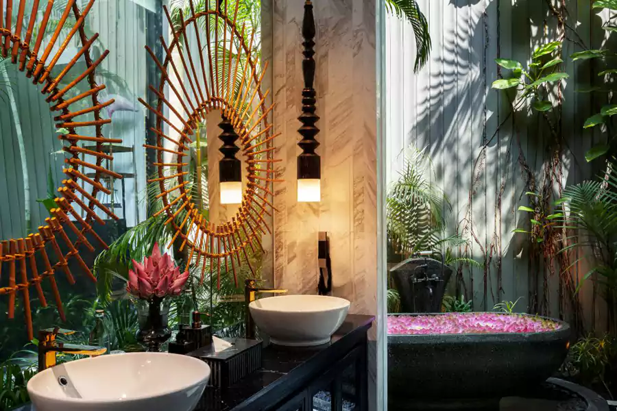 圣塔玛尼吴哥酒店本斯利泳池别墅双床房