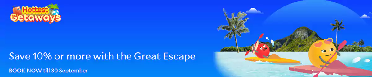 Agoda 优惠：热辣逍遥游，预订酒店可享额外9折优惠