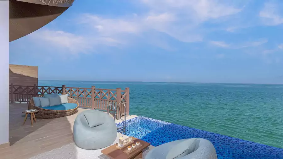 波斯湾的蓝、红树林的绿,和阿拉伯风情的奢华 波斯湾的蓝、红树林的绿,和阿拉伯风情的奢华