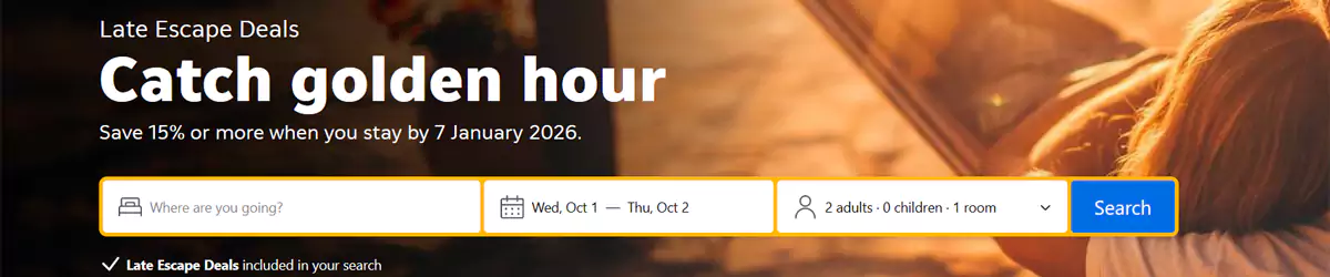 Booking 年末特惠 2025，预订全球酒店85折