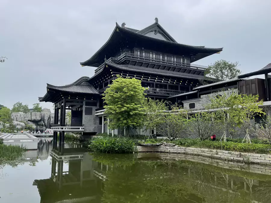 仿唐风的琼楼玉宇气势恢宏 仿唐风的琼楼玉宇气势恢宏