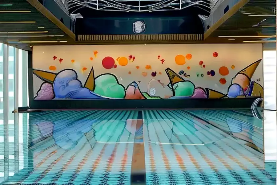 酒店有个超大的阳光泳池 酒店有个超大的阳光泳池