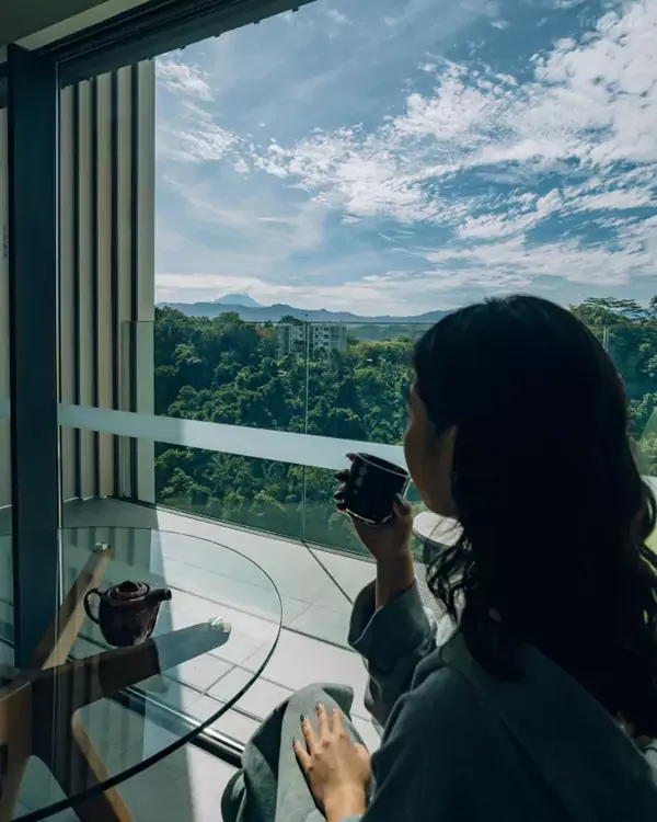 山景房,则能看见信号山的绿意层层叠叠 山景房,则能看见信号山的绿意层层叠叠