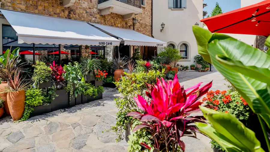 酒店的 Luxe cafe（麓咖啡）全日制餐厅是情侣约会的热门地