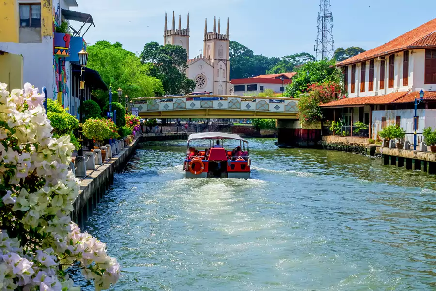 马六甲河游船 马六甲河游船
